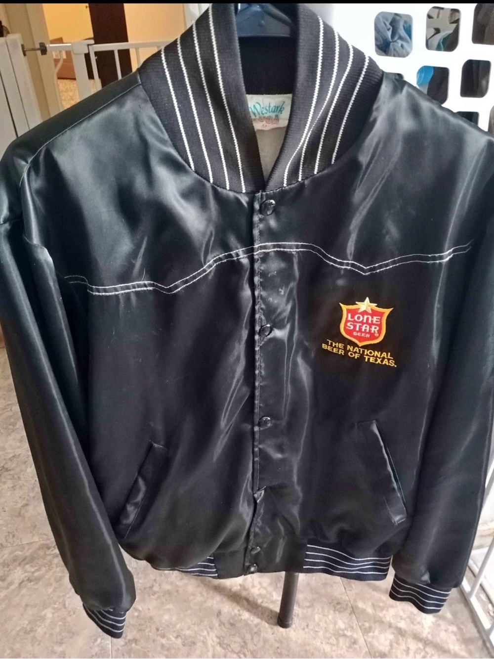 Authentic Vintage Lone Star Beer  jacket - size Medium
